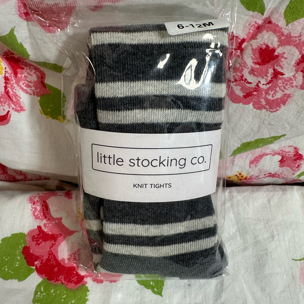 Black and White Knit Tights